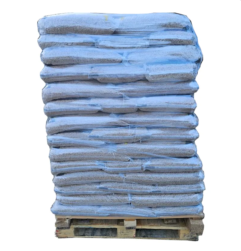 White Wood Pellet - Pallet of 84 Bags